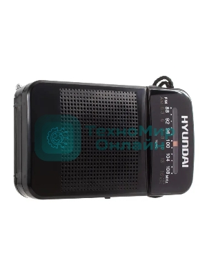 Радиоприемник портативный Hyundai H-PSR110 черный
