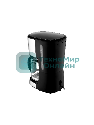 Кофеварка капельная BRAYER BR1122 черный, исп. кофе - молотый, 1.5 л, 900 Вт