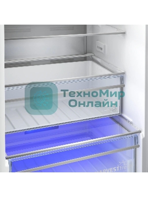 Встраиваемый холодильник Beko BCNA306E3S белый, 2 камеры, 215/69 л., морозилка снизу, No Frost