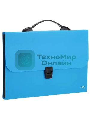 Папка-портфель Deli Rio EB40202 7 отделений, A4 полипропилен 0.6мм, ассорти