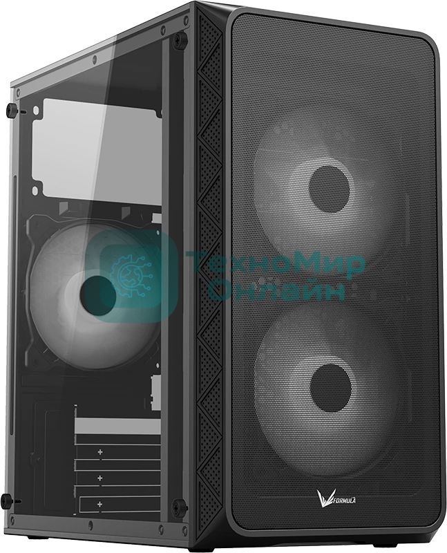 Компьютерный корпус AeroCool/Formula Air Mesh G4 черный без БП mATX 1x120мм 1xUSB 2.0 1xUSB 3.0 audio