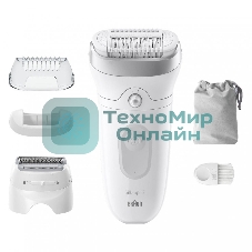 Эпилятор BRAUN SE7-041 белый/серебристый