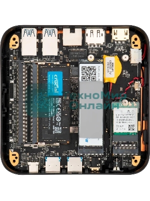 Мини ПК IRU Tactio 525 Ryzen 7 6800H (3.3) 16Gb SSD 1Tb 680M Win 11Pro GbitEth WiFi BT черный (2113231)