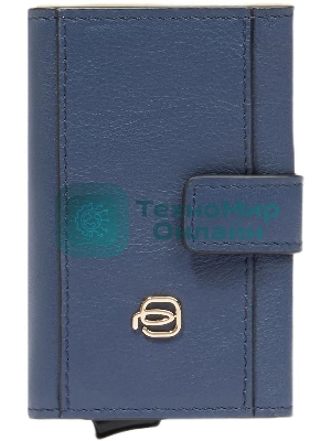 Картхолдер Piquadro Lyra PP5649W92R/BLU4 синий, натуральная кожа