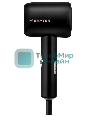 Фен BRAYER BR3027 черный, 1000 Вт