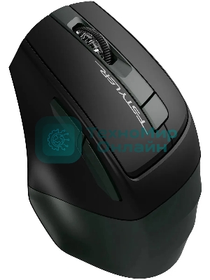 Мышь беспроводная A4Tech Fstyler FB35S темно-зеленый/черный, 2000 dpi, радиоканал, Bluetooth, USB, кнопки - 5