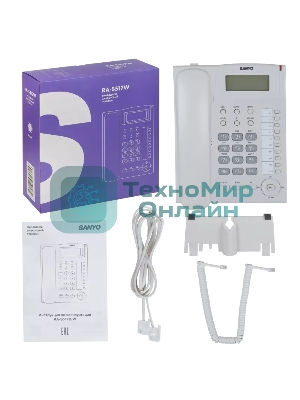 Телефон проводной SANYO RA-S517W белый