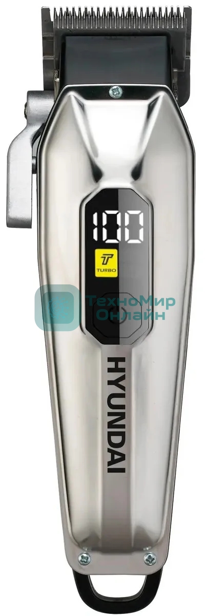 Машинка для стрижки Hyundai H-HC7110 черный/черный 5Вт (насадок в компл:6шт)