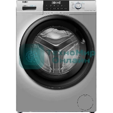 Стиральная машина Haier HW90-BP14929BS серебристый, загрузка фронтальная 9 кг, 1400 об/мин, класс: A+++
