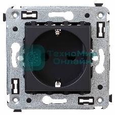 Розетка DKC Avanti 4412003 2P+E со шторками, 