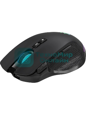 Мышь беспроводная/проводная Defender Immortal GM-421 черный, 10000 dpi, радиоканал, Bluetooth, USB, кнопки - 9