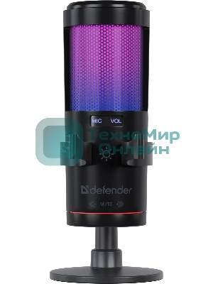 Игровой стрим микрофон Defender Impulse GMC 400 USB