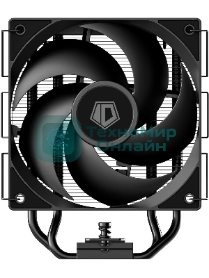 Кулер для процессора ID-COOLING SE-214-XT V2 черный LGA1851/1700/1200/115X/AM5/AM4 (16шт/кор, TDP 200W, PWM, 4 тепл.трубки прямого контакта, FAN 120мм) RET