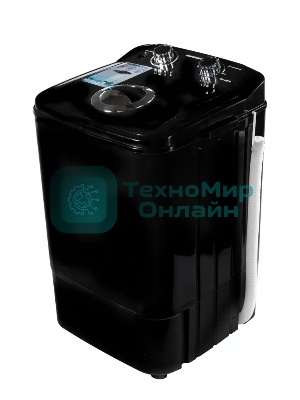 Стиральная машина Horizont WM-4601W черная, загрузка вертикальная 4.6кг, класс: A