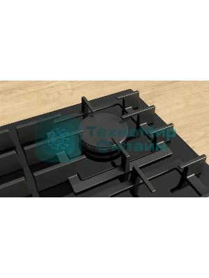 Газовая варочная панель Bosch PPM9A6I40 черный
