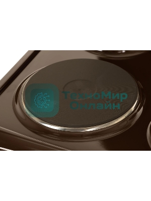 Плита электрическая Hansa FCEB53000 коричневый, конфорок 4 шт, духовка 69 л, 50 см x 85 см x 60 см