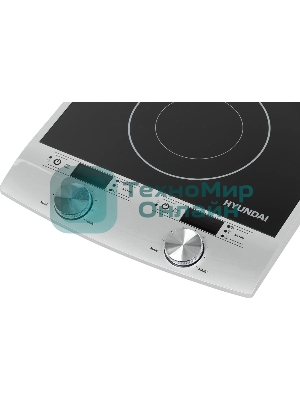 Плита настольная электрическая Hyundai HYC-0103 серебристый/черный стеклокерамика (настольная)