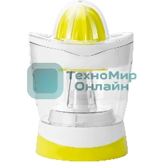 Соковыжималка Starwind SJ 1121 белый/жёлтый, цитрусовая, 30 Вт, 700 мл, механическое