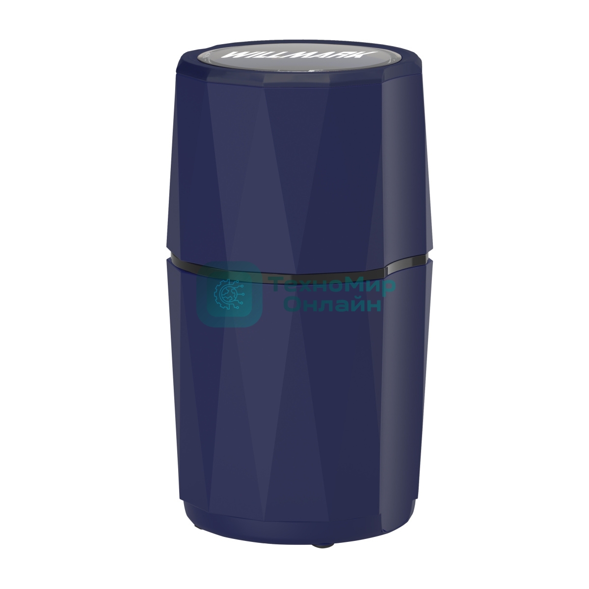 Кофемолка Willmark WCG-388 200 Вт, 100 г., прозрачная крышка, ротационный нож, синий