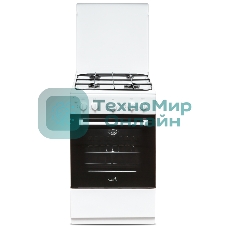 Плита газовая Cezaris ПГ 2150-02 белый, конфорок 4 шт, духовка 43 л, 51 см x 85 см x 55 см