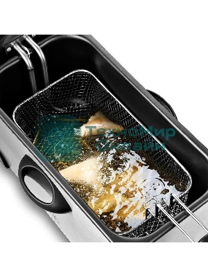 Фритюрница Kitfort КТ-4052 2000Вт серебристый/черный