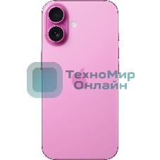 Смартфон Apple iPhone 16, 8/128Gb, розовый