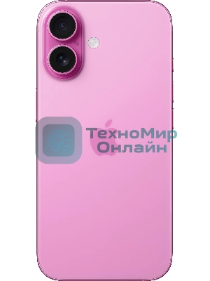 Смартфон Apple iPhone 16, 8/128Gb, розовый