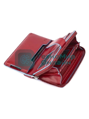 Кошелек женский Piquadro Blue Square PD1354B2R/R красный натур.кожа