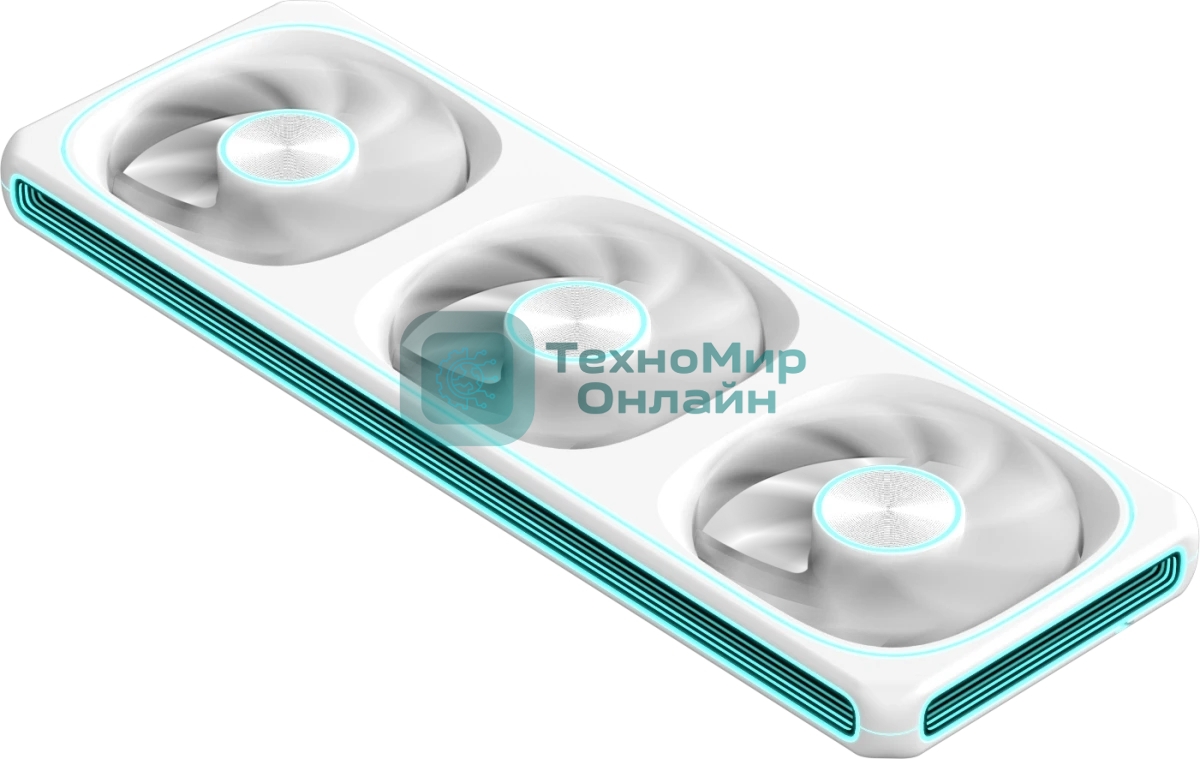 Вентилятор для корпуса Formula Air Fusion 3 Wh ARGb 360х120x28 белый 4-pin 34.95дБ Ret