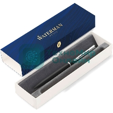 Ручка шариковая Waterman Graduate Allure (CW2068192) LaqBlack CT, M, синие чернила, подарочная коробка