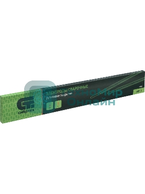 Электроды Сибртех MP-3, диам 4 мм, 1 кг, рутиловое покрытие