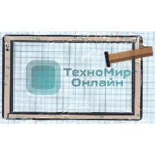 Сенсорное стекло (тачскрин) VTCP090A25-FPC-2.0, черное