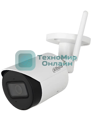 Камера видеонаблюдения IP Dahua DH-IPC-HFW1430DSP-SAW-0360B Wi-Fi 2.8-3.6мм цв. корп.:белый/черный