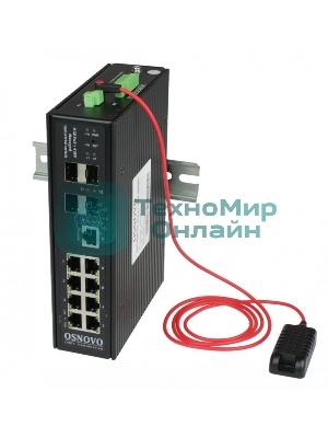 Коммутатор Osnovo SW-80804/ILS SW-80804/ILS(PORT 90W,300W) управляемый