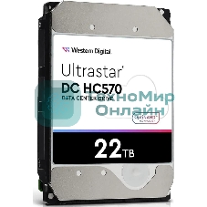 Жесткий диск Western Digital HDD Server Ultrastar DC HC570 WUH722222ALE6L4 22TB 7200rpm SATA-III 512Mb 3.5