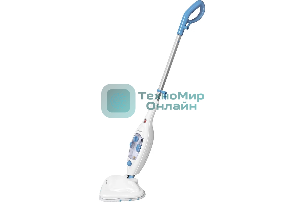 Паровая швабра Blackton Bt SM1114 белый-морской бриз, 1300 Вт