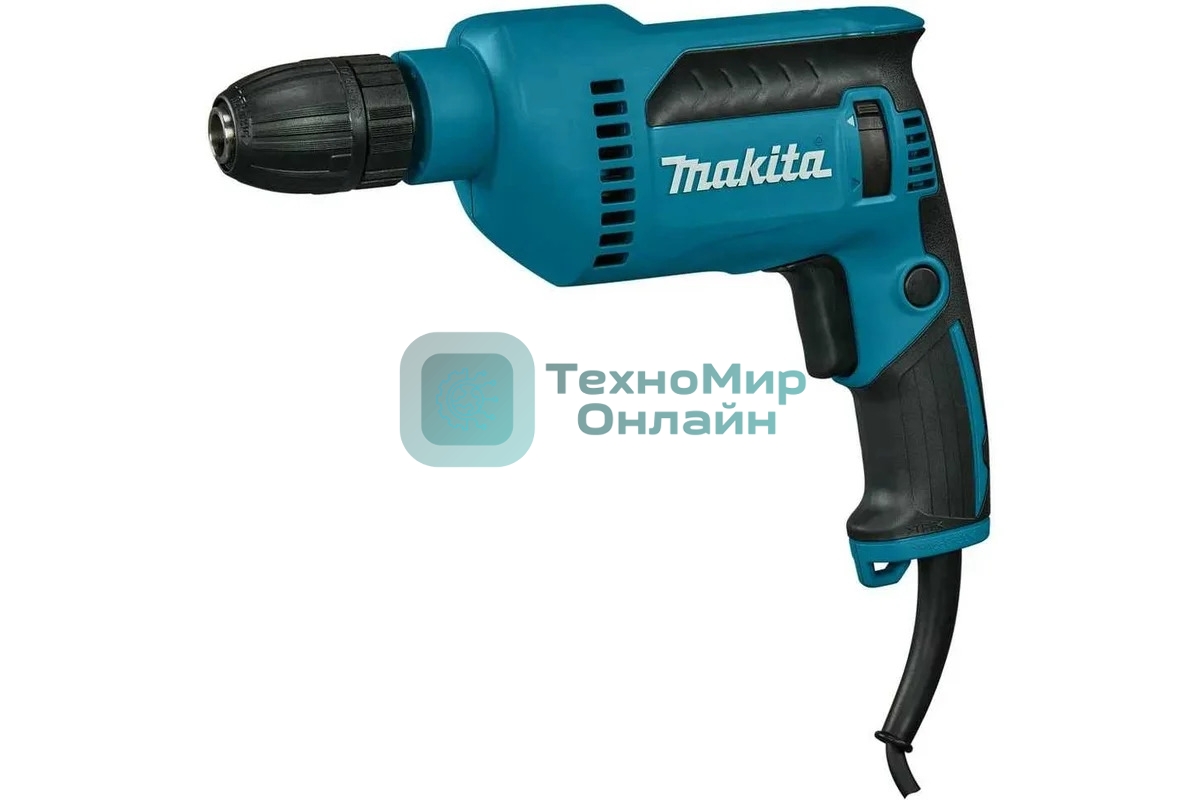 Дрель безударная Makita DP4021 630Вт патрон:быстрозажимной реверс