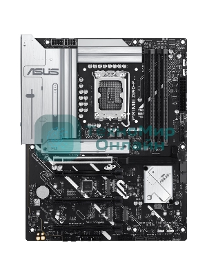 Материнская плата ASUS PRIME Z890-P, LGA 1851, Intel Z890, 4xDDR5, 4xSATA, 4xM.2, 1xPCIe 5.0 x16, 2xPCIe 4.0 x4, 1xPCIe 4.0 x1, 1xHDMI, 1xDP, 1xUSB-C (видеовыход), 1x 2.5Gb LAN, 4xUSB-A 2.0, 2xUSB-A 3.2 Gen 1, 1xUSB-A 3.2 Gen 2, 1xUSB-C 3.2 Gen 2x2, 3x3.5 мм, 7.1, ATX