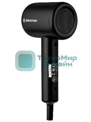 Фен BRAYER BR3027 черный, 1000 Вт