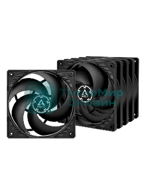Вентилятор для корпуса Arctic P12 Value pack черный, 120 мм, 1800 об/мин, 22.5 дБ, 3 pin
