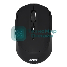 Мышь беспроводная Acer OMR050 черный, 1600 dpi, радиоканал, Bluetooth, USB, кнопки - 6