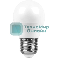 Лампа светодиодная SAFFIT SBG4513 (55161) 13Вт Е27 белый матовый шар