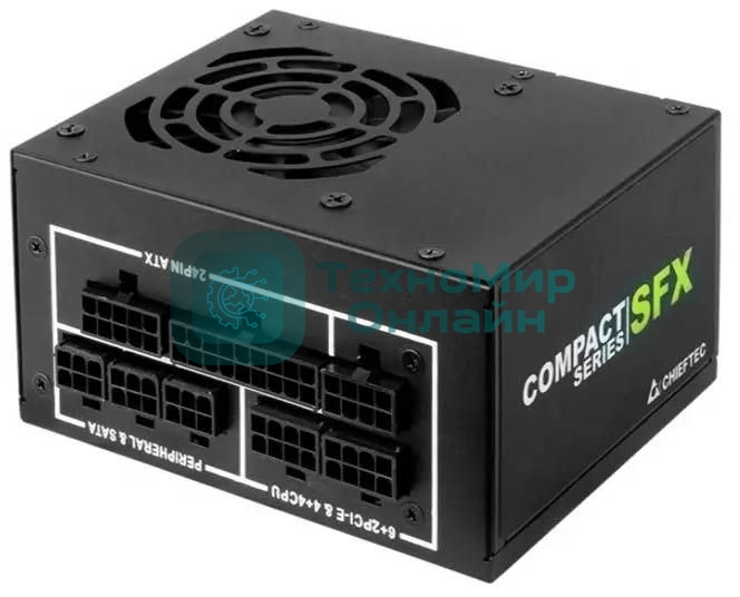 Блок питания Chieftec CSN-650С RTL, 650Вт, 80 PLUS Gold 80мм, модульный, черный