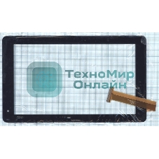 Сенсорное стекло (тачскрин) VTCP090A25-FPC-2.0, черное