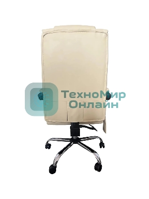 Кресло Cactus CS-CHR-OC04M-WT слоновая кость, экокожа, подголовник