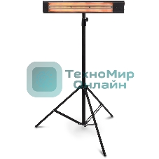 Обогреватель инфракрасный Starwind SHIRC-1010, черный, кварцевый, 1000 Вт, 18 м2