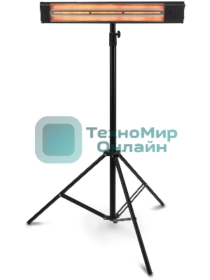 Обогреватель инфракрасный Starwind SHIRC-1010, черный, кварцевый, 1000 Вт, 18 м2