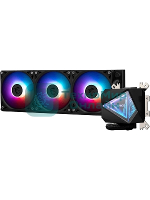 Система жидкостного охлаждения MSI MAG CORELIQUID I360 3x ARGb Gen2 Fan, ARGb Gen2 Block, Color Box