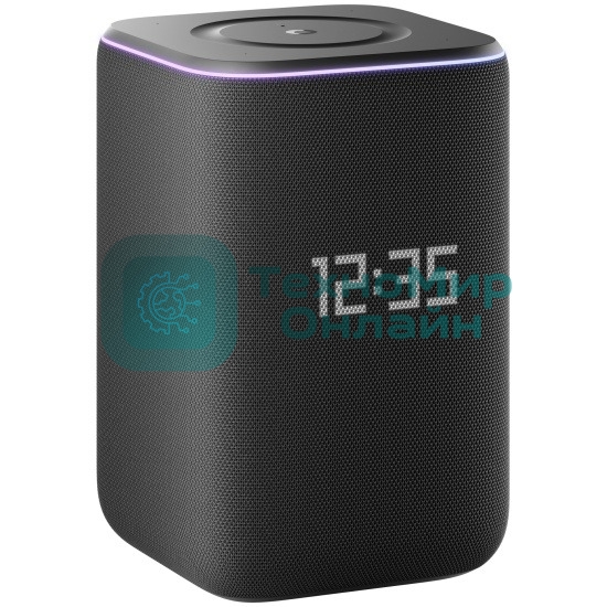 Умная колонка Яндекс Станция 3, 50Вт, стандартная, 2 динамика, мультирум, Zigbee, Wi-Fi, Bluetooth 5.0, Алиса, черный