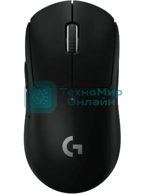 Мышь беспроводная Logitech G PRO X SUPERLIGHT черный, 25600 dpi, радиоканал, USB, кнопки - 5